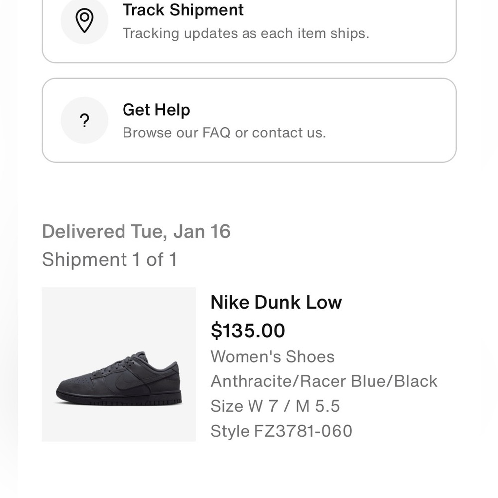 Nike women’s All-Black Sneakers - Picture 3 of 3